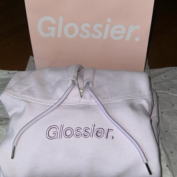 Glossier Limited Edition Lavender Hoodie Large NWT - Picture 11 of 12